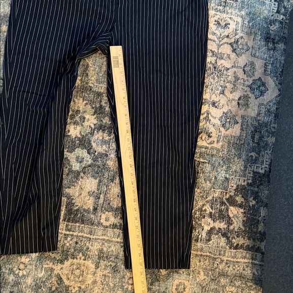 Black and White Striped Pants. Waist 40” Stretchy material - Picture 6 of 6